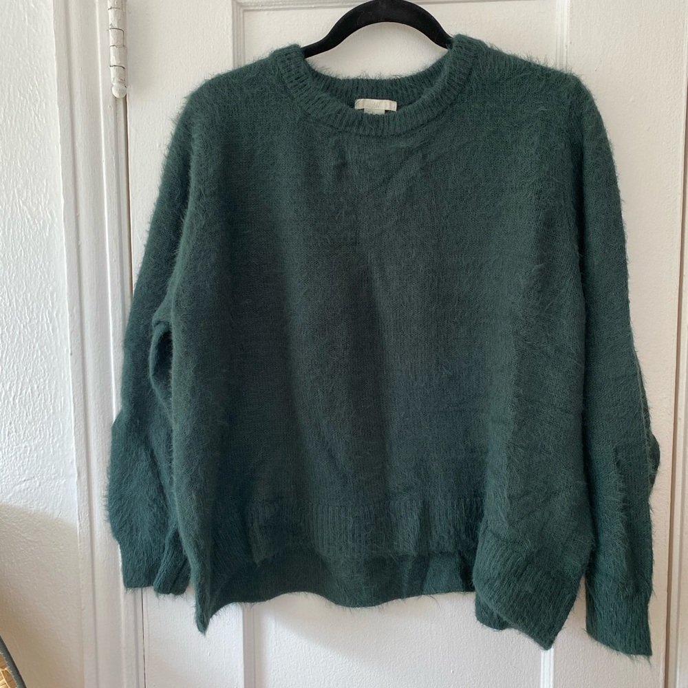 Shaggy Forest Green Sweater